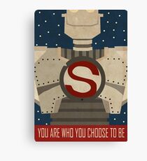 Iron Giant Star Poster Canvas Print
