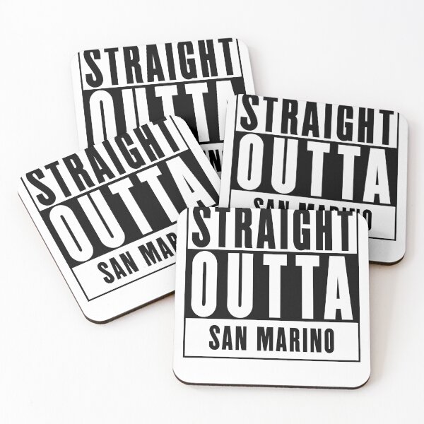 Item preview, Straight Outta San Marino designed and sold by RandomStuffShop.