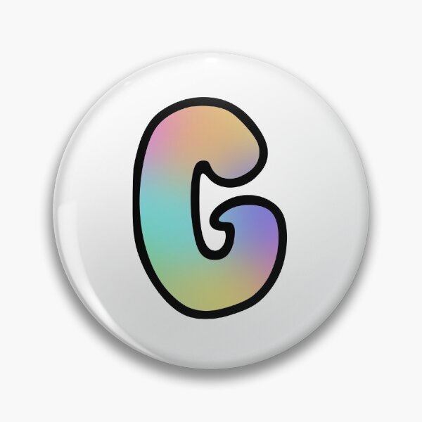 Artikelvorschau, Pastellblasen-Buchstabenmonogramm - G. entworfen und verkauft von GhostLonging.