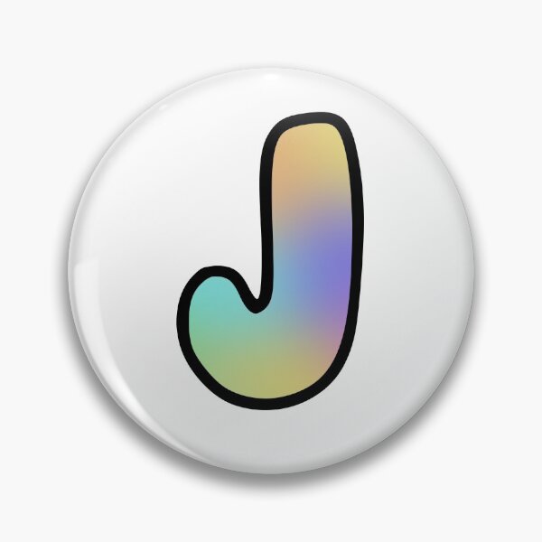 Artikelvorschau, Pastellblasen-Buchstabenmonogramm - J. entworfen und verkauft von GhostLonging.
