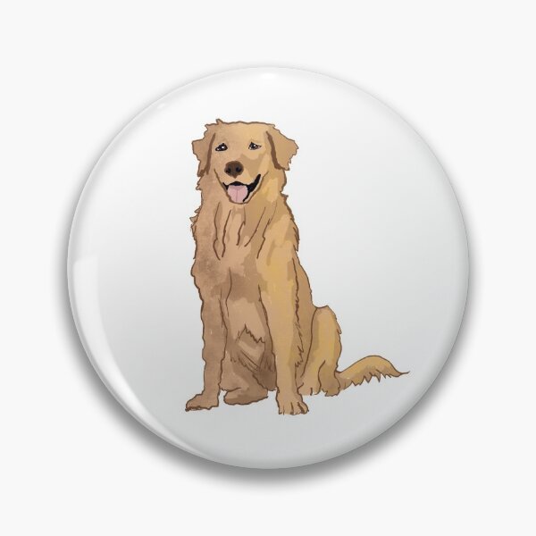 Item preview, Golden Retriever on white designed and sold by Quick Brown Fox Canada.
