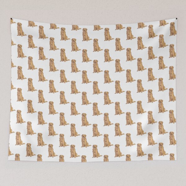 Item preview, Golden Retriever on white designed and sold by Quick Brown Fox Canada.
