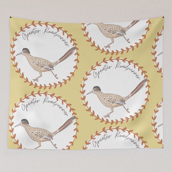 Item preview, Greater Roadrunner bird species logo designed and sold by TheWaterBirds.