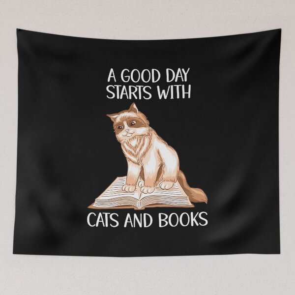 Item preview, A Good Day Starts With Cats And Books designed and sold by OnepixArt.