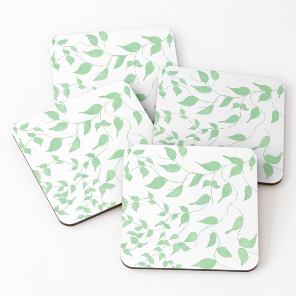 Item preview, Pastel green leaves designed and sold by AnahisRose.