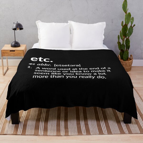 Item preview, Funny Definition: Etc. designed and sold by T-ShirtGuy.