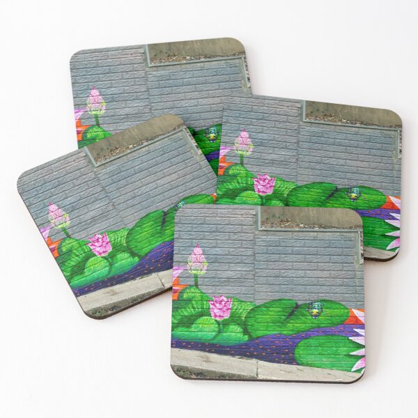 Item preview, Pink Lotus Mural designed and sold by NancyIllman.