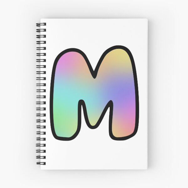 Artikelvorschau, Pastellblasen-Buchstabenmonogramm - M. entworfen und verkauft von GhostLonging.