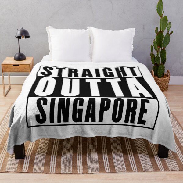 Item preview, Straight Outta Singapore designed and sold by RandomStuffShop.