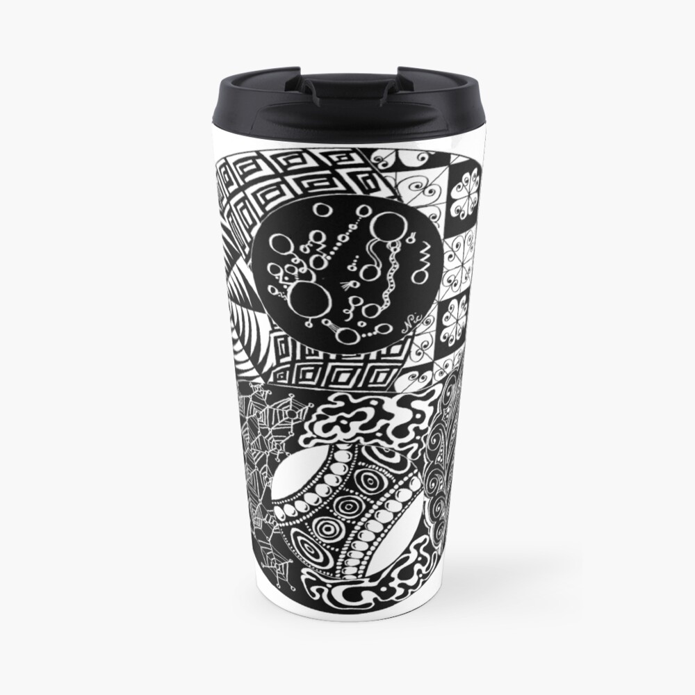 Order/Chaos - Yin/Yang Travel Mug