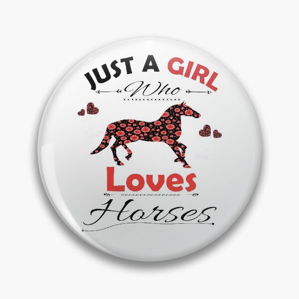 Item preview, Just A Girl Who Loves Horses designed and sold by PRINTED ..