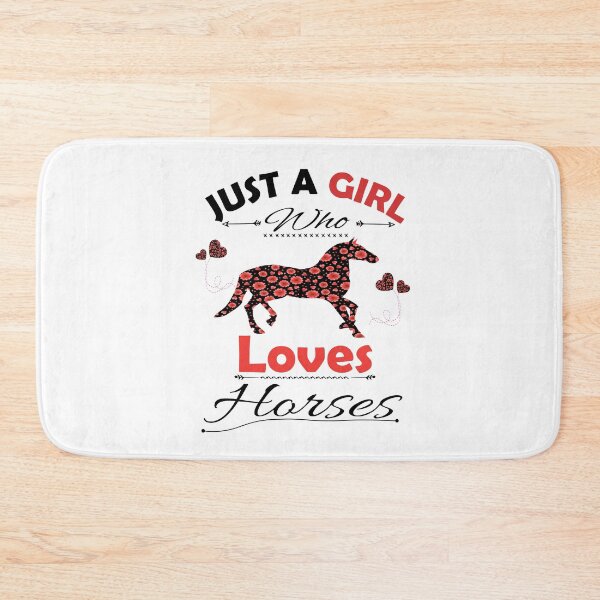 Item preview, Just A Girl Who Loves Horses designed and sold by PRINTED ..