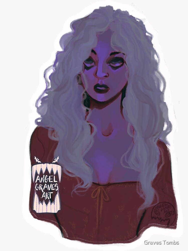 "Sarah Sanderson Sticker" Sticker for Sale by AngelGravesArt Redbubble