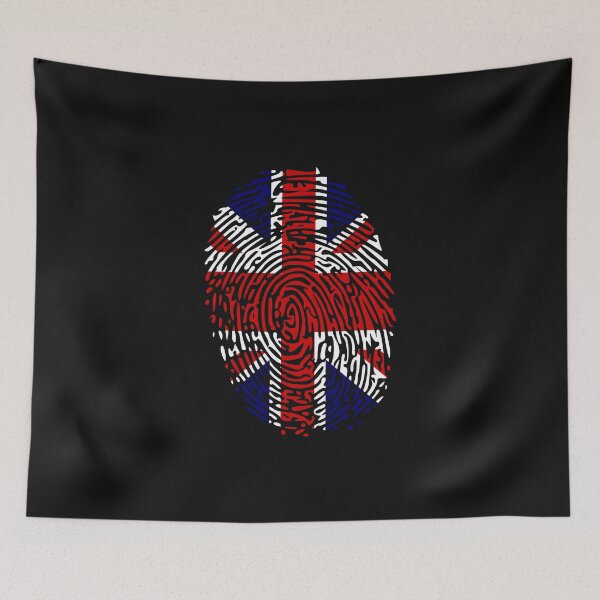 Item preview, United Kingdom Fingerprint Essential Shirt designed and sold by Love2MakeArt.