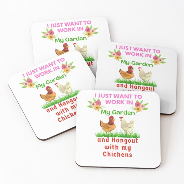Item preview, I just want to work in my garden and hangout with my chickens  designed and sold by VivaGul.