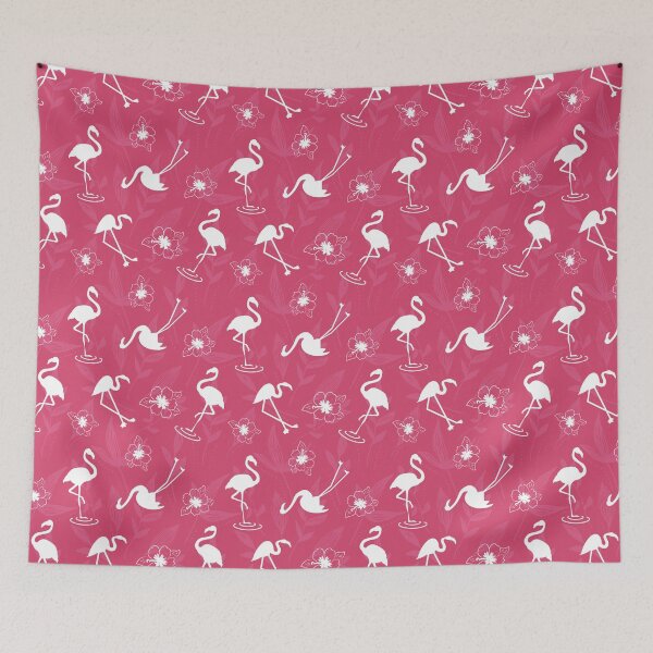 Item preview, Flamingo flowers pattern | Pantone 2021 designed and sold by Petra Becker.