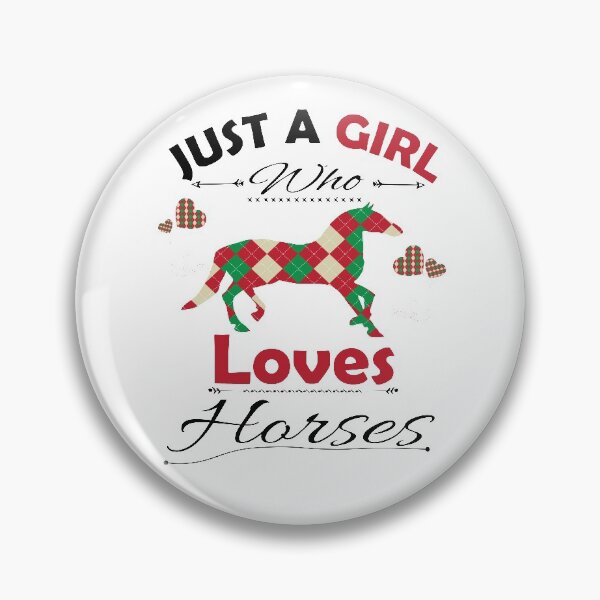 Item preview, Just A Girl Who Loves Horses designed and sold by PRINTED ..