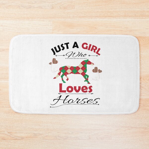 Item preview, Just A Girl Who Loves Horses designed and sold by PRINTED ..