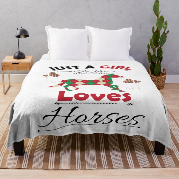 Item preview, Just A Girl Who Loves Horses designed and sold by PRINTED ..
