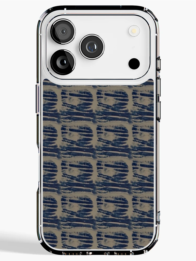 Thumbnail 1 of 5, iPhone Case, Indigo Splash designed and sold by RubyPrintDesign.