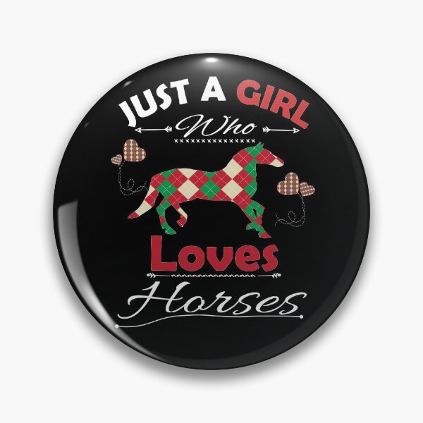 Item preview, Just A Girl Who Loves Horses designed and sold by PRINTED ..