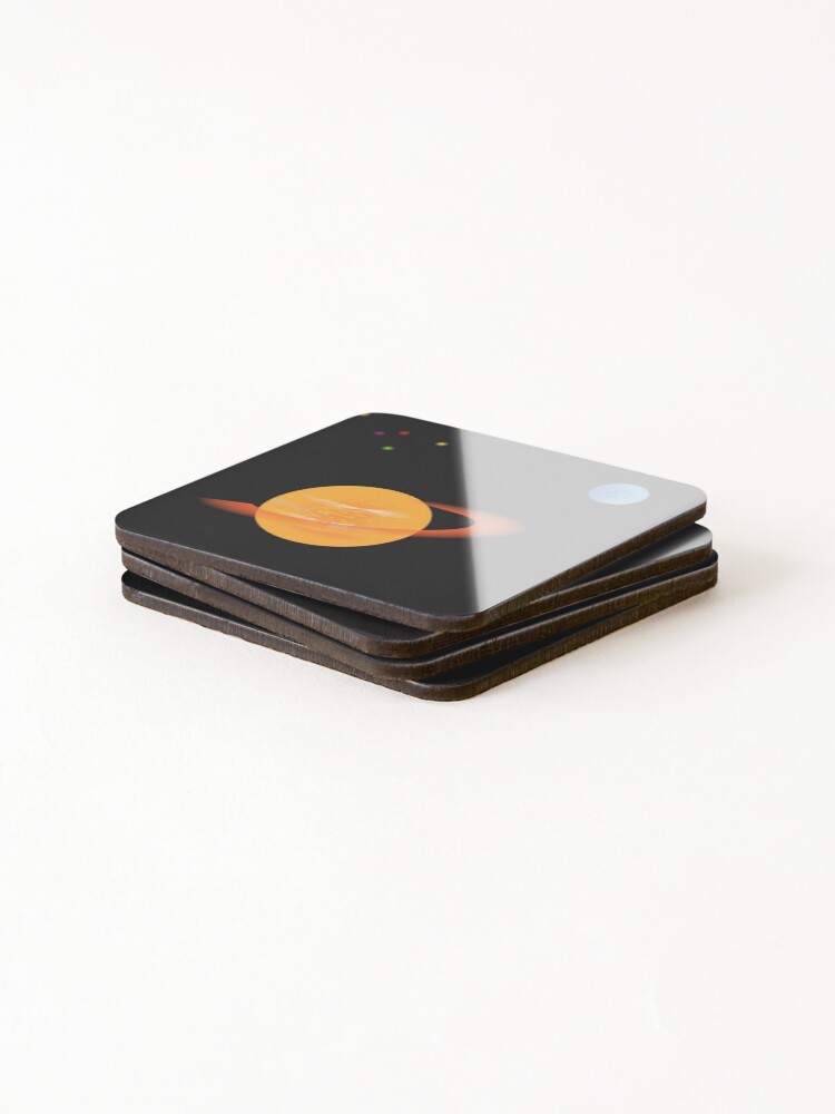 Thumbnail 4 of 5, Coasters (Set of 4), Planets designed and sold by Createaline.