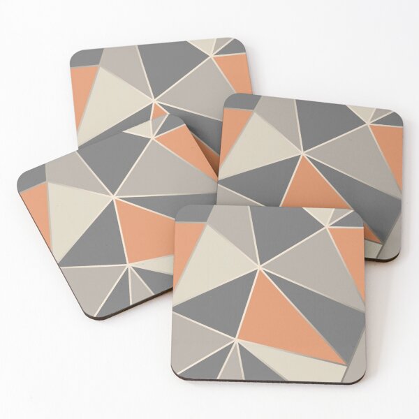Item preview, Apex Geometric Burnt Orange and Grey designed and sold by TextTees&More.