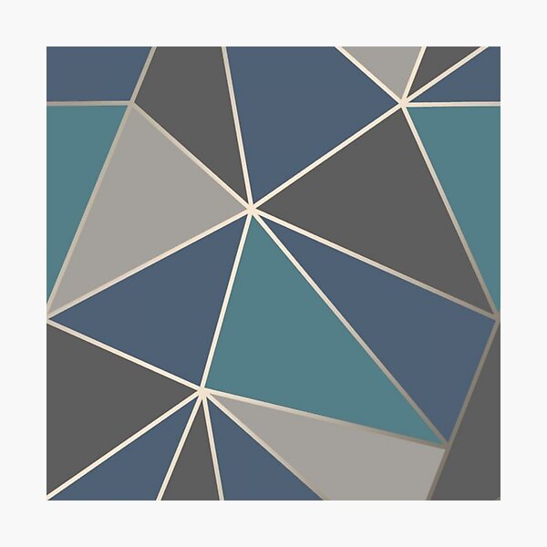 Item preview, Apex Geometric  Blue  designed and sold by TextTees&More.