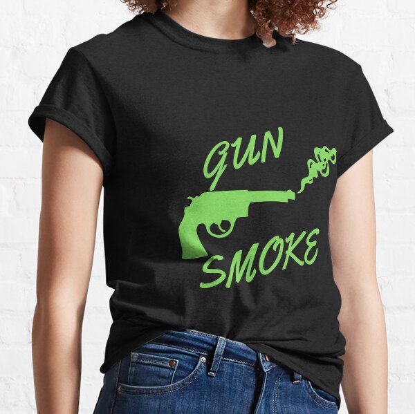 A thin man having gun Classic T-Shirt for Sale by cartoon-creates