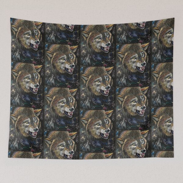 Item preview, Galactic Wolf designed and sold by Kyra C. Kalageorgi.