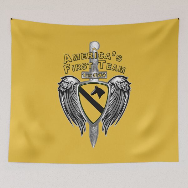 Item preview, 1st Cavalry Division – America’s First Team designed and sold by SoldierAlways.
