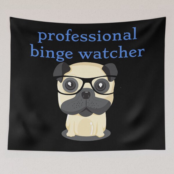 Item preview, Professional Binge Watcher designed and sold by MonatheExplorer.