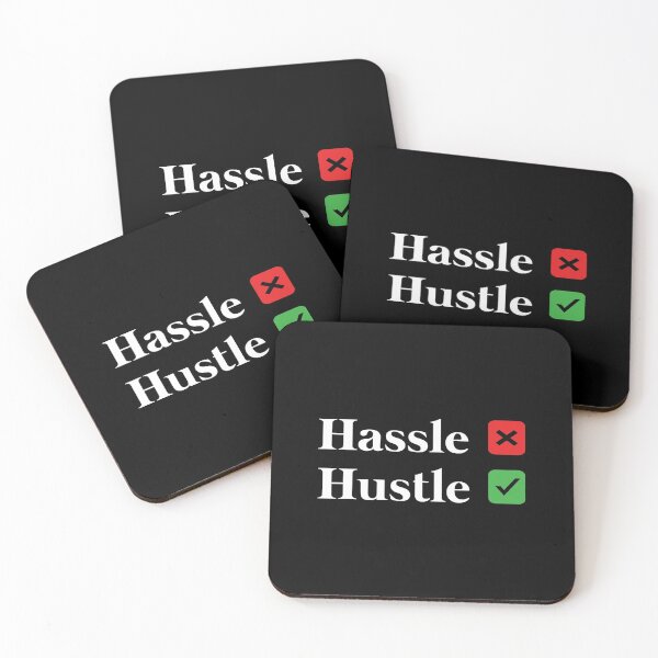 Item preview, Hassle No Hustle Yes designed and sold by DigitalNobleman.