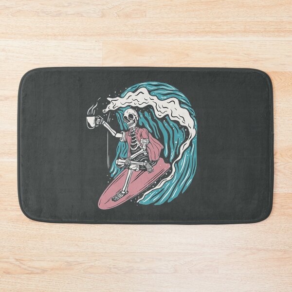 Item preview, skeleton on the waves new design designed and sold by ESAMSTORE.