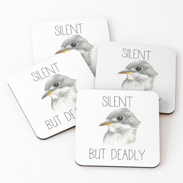 Item preview, Silent But Deadly (Empidonax Flycatcher) designed and sold by LauraWolfArtist.
