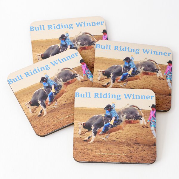 Item preview, BULL RIDING W_I_N_N_E_R c2021 Steve Yellowbear Fine Art designed and sold by SteveYellowbear.