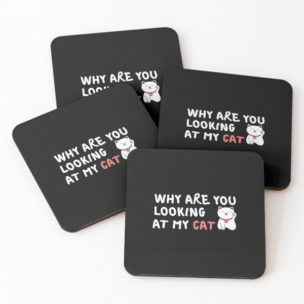 Item preview, Why are you looking at my cat designed and sold by Ava Rozalinda.