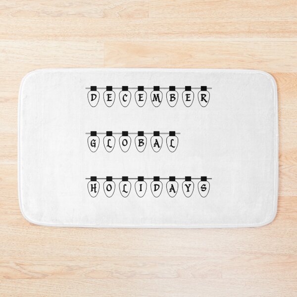 Item preview, December Global Holidays White designed and sold by DamaliePierre.