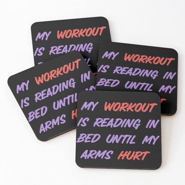 Item preview, My workout is reading in bed until my arms hurt  designed and sold by Whiimsical.