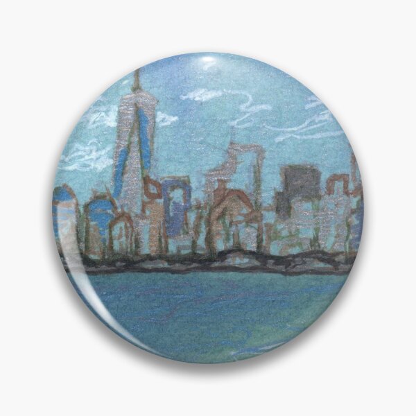 Item preview, lower manhattan skyline designed and sold by purplestgirl.