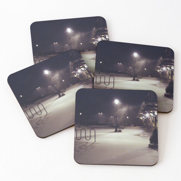 Artikelvorschau, Late Night Snow an der Kingston RR Station entworfen und verkauft von Jack McCabe.