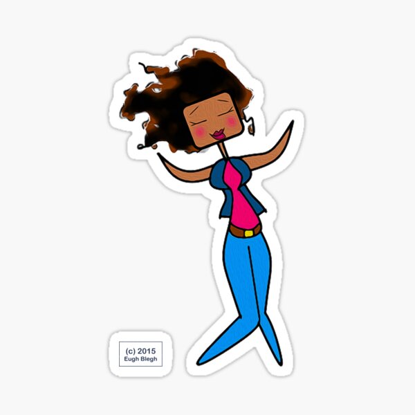 Dolly Doodle Sticker