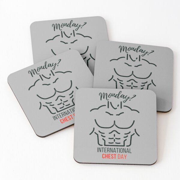 Item preview, Monday international chest day. Gym bro. Workout designed and sold by soniaaseguin.