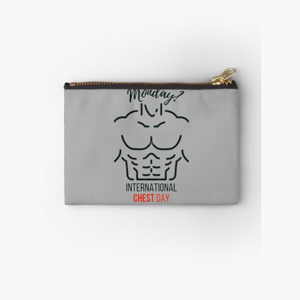 Item preview, Monday international chest day. Gym bro. Workout designed and sold by soniaaseguin.