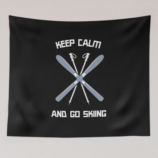 Item preview, Keep Calm and Go Skiing designed and sold by Crafty-Mornings.