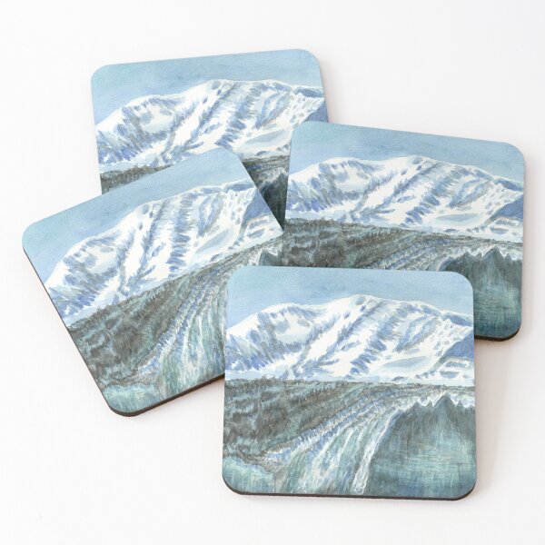 Item preview, Alaska Glacier Watercolor Painting 1 designed and sold by nadya.