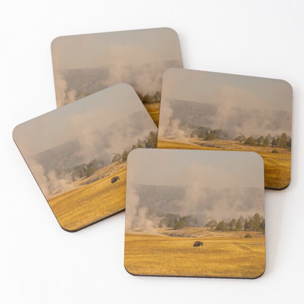 Item preview, Bison in a Steamy Thermal Area designed and sold by Zurickdesigns.