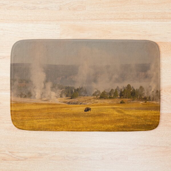 Item preview, Bison in a Steamy Thermal Area designed and sold by Zurickdesigns.