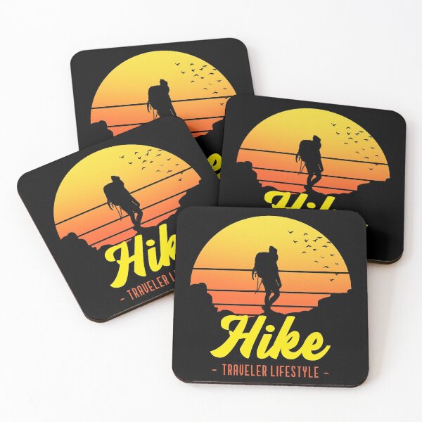 Item preview, Retro Sunset Hiking designed and sold by TamGustam.