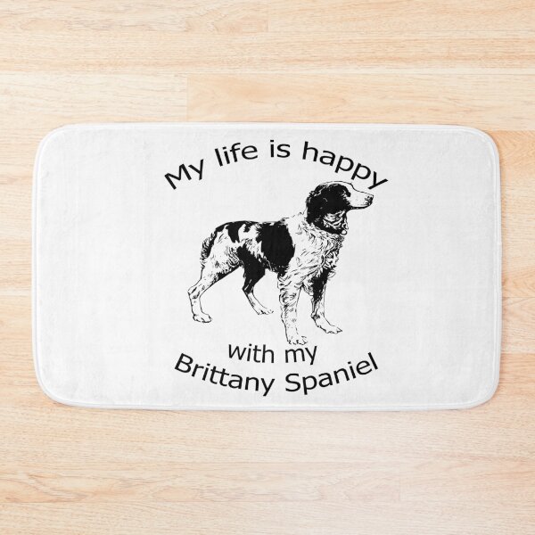 Item preview,  My life is happy with my Brittany Spaniel designed and sold by merchfun2.